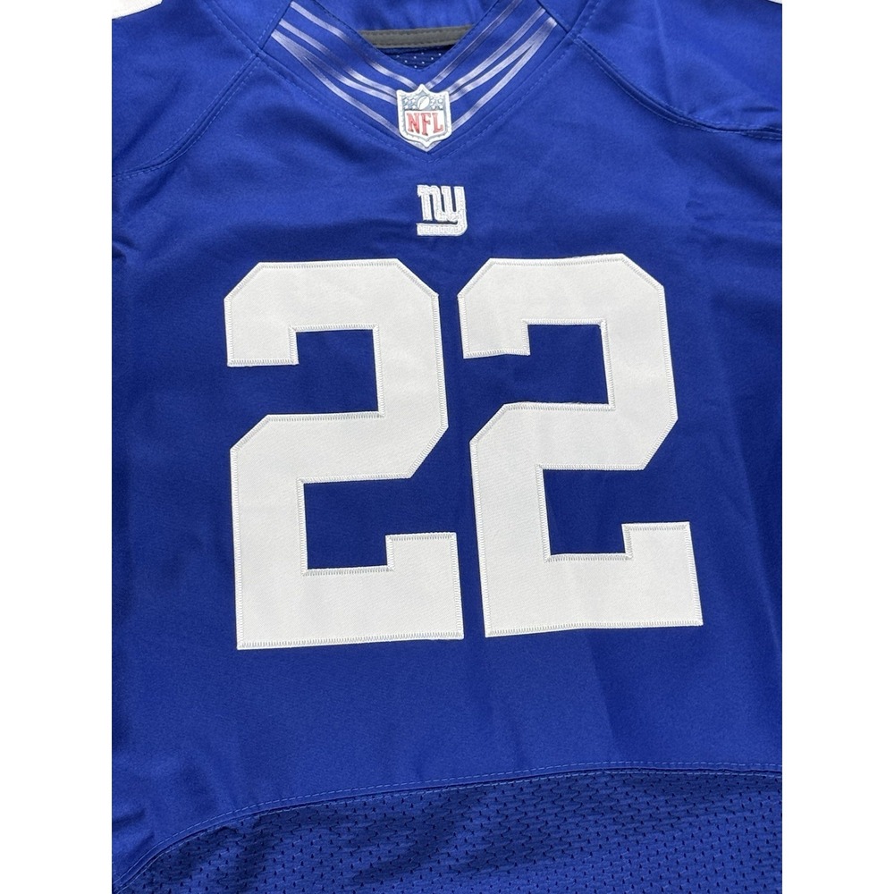 NWT Nike On Field New York Giants #22 Jersey Mens 48 Blue NFL Elite Style.